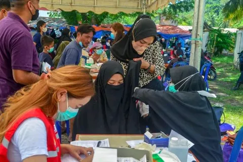 PMI Morut Gelar Vaksinasi Massal