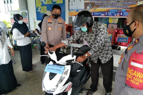 Polres Morowali Undi Kupon Gebyar Vaksinasi