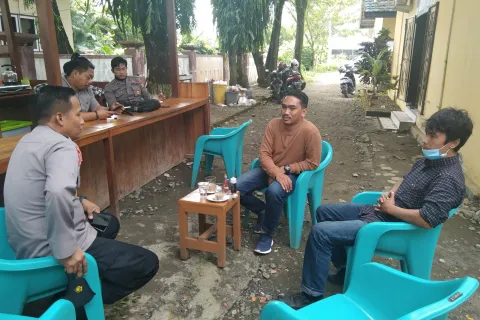 LBH Keadilan Karya Morowali Silaturahmi dengan Waka Polres