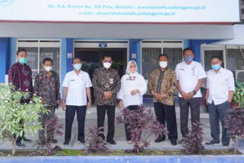 Kadis Kominfo Sulteng Terima Kunjungan Kadis Kominfo Jatim