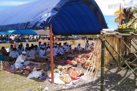 Umat Hindu di Morowali Resmi Miliki Tempat Ibadah Suci Melasti