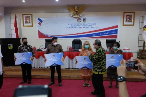 LPSK Bayarkan Kompensasi Rp23,9 Miliar untuk 142 Korban Terorisme di Sulteng