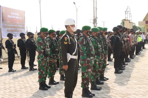Amankan Idul Fitri 2022, 300 Lebih Personil Gabungan Dikerahkan di Morowali