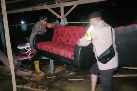 Curah Hujan Tinggi, 9 Rumah Warga di Morowali Terendam Banjir