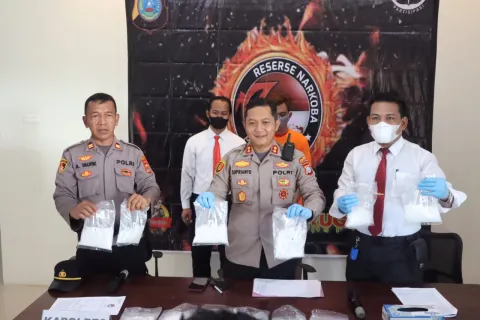Peredaran Narkoba Berhasil Digagalkan, Polres Morowali Amankan Sabu 2.295 Gram