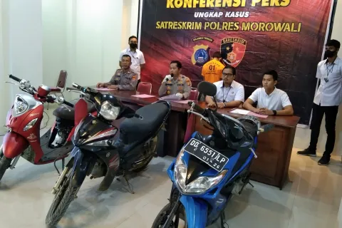 Pencuri Motor di Morowali Berhasil Dibekuk