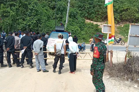 Khawatir Aktivitas Pertambangan Ganggu Lahan Produktif Warga, Perusahaan Batu Gamping di Morowali Didemo