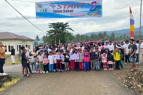HUT Desa Makarti Jaya, Pemdes Usung Tema Semangat Keberagaman