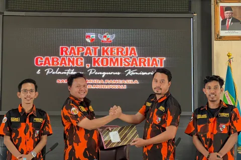 Fokus Pengkaderan, SAPMA Pemuda Pancasila Morowali Lantik Tiga Komisariat