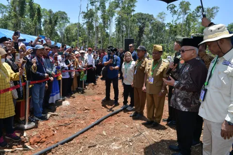Wapres Dukung Sulawesi Tengah Jadi Pusat Kawasan Pangan Nasional