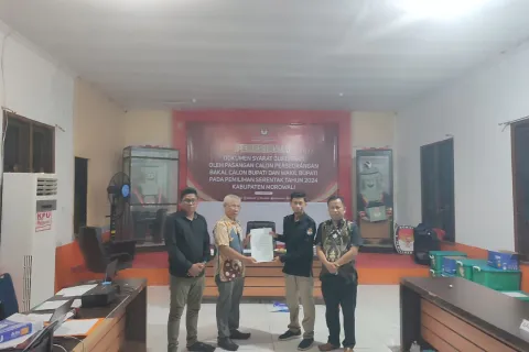 KPUD Morowali Terima Pendaftaran 2 Pasangan Bakal Calon Independen