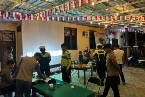 Polres Morowali Rutin Lakukan Pengamanan dan Patroli di KPU dan Bawaslu