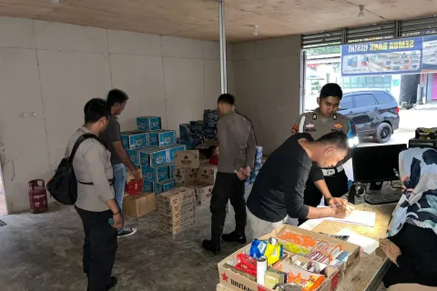 Polres Morowali Razia Miras Jelang Pilkada