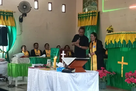 Rachmansyah Ismail Satu-satunya Kepala Daerah Morowali yang Bantu Rujab Pendeta