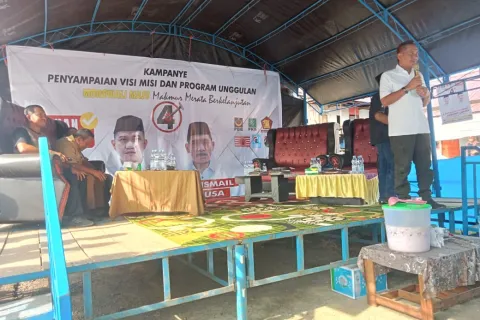 Kampanye di Bahomakmur, Pasangan Rachmansyah Harsono Paparkan Program Unggulan