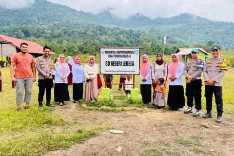 Pilkada 2024, Polsek Bahodopi Sambangi Dusun Terjauh Edukasi Warga