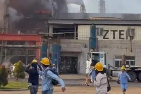 Pabrik di Kawasan PT IMIP Kembali Meledak