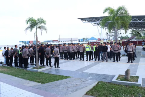 Polres Morowali Perketat Pengamanan Debat Publik Tahap 3 Pilkada