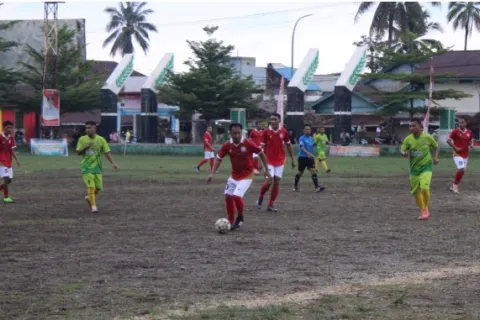 Laga Exhibition, Pemkab Morowali Vs Tojo Una-una Bermain Imbang