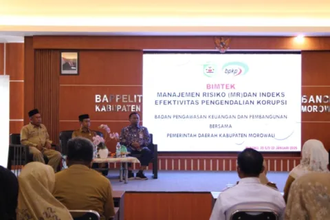 Pemda Morowali Gelar Bimtek Manajemen Resiko Pengendalian Korupsi