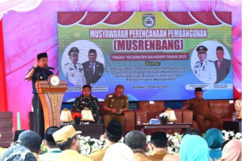 Musrenbang Kecamatan Bahodopi Dorong Pemerataan Pembangunan