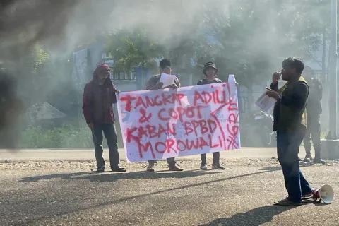 GRD-KK Morowali Minta Bupati Morowali Sikapi Kasus Korupsi BPBD