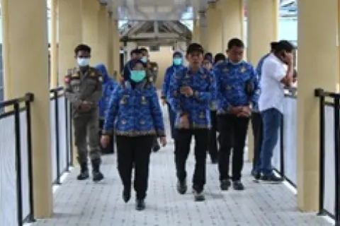 Wabup Morowali Tinjau Progres Renovasi RSUD Morowali