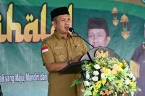 Bupati Morowali Gelar Halal Bi Halal, Tekankan Sinergitas