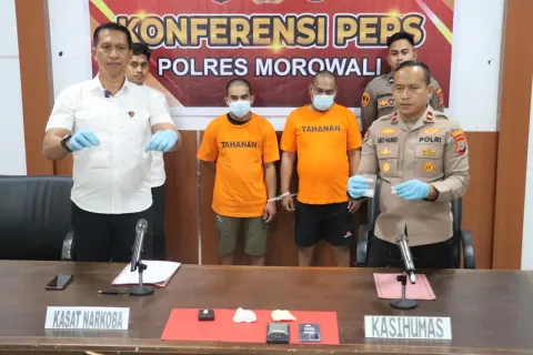Polres Morowali Ungkap Kasus Peredaran Narkotika Jenis Sabu Seberat 106,08 Gram di Bungku Tengah