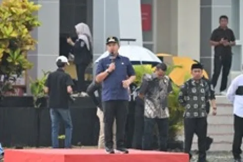 Bupati Morowali Apel Umum di Bungku Barat, Tekankan Pentingnya Kolaborasi Pembangunan