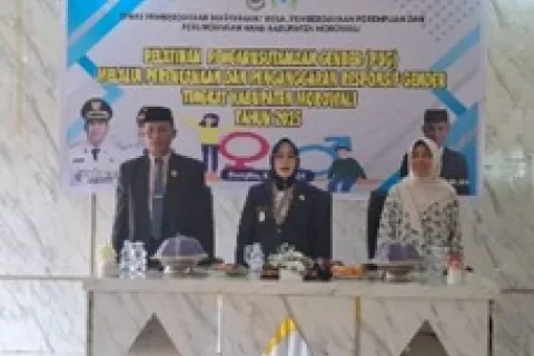 Wabup Morowali, Iriane Iliyas Resmi Buka Pelatihan Pengarusutamaan Gender Tahun 2025