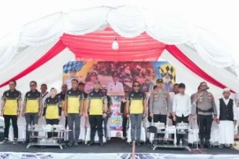 Semarak Hari Bhayangkara, Wabup Morowali Hadiri Pembukaan Event Kejuaraan Terbuka Balap Motor Piala Kapolda Sulteng