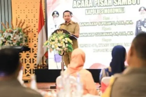 Pemkab Morowali Gelar Pisah Sambut Kapolres Morowali