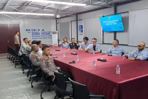 Kapolres Morowali Kunker ke PT BTIIG, Komitmen Polri Dukung Stabilitas Keamanan dan Iklim Investasi