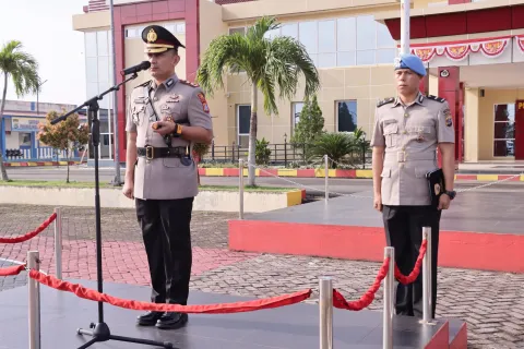 Kapolres Morowali Pimpin Upacara Peringatan Hari Juang Polri 2025
