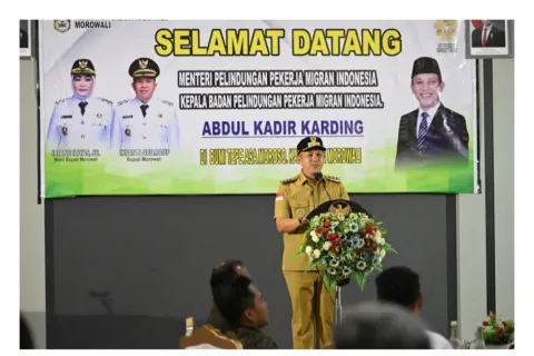 Pemkab Morowali Sambut Hangat Kunjungan Kerja Menteri P2MI/BP2MI RI