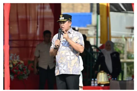 Bupati Ikhsan Baharudin Abdul Rauf Pimpin Apel Umum di Bahodopi, Serukan Persatuan dan Kolaborasi