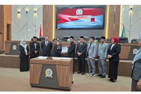 Pemkab Morowali Apresiasi DPRD atas Pandangan dalam Pembahasan Ranperda RPJMD