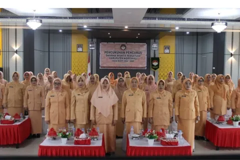 Pengurus DWP Kabupaten Morowali Masa Bakti 2024-2029 Resmi Dikukuhkan