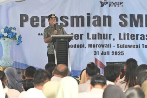 Bupati Morowali Resmikan SMP IMIP Wujud Komitmen Memajukan Pendidikan