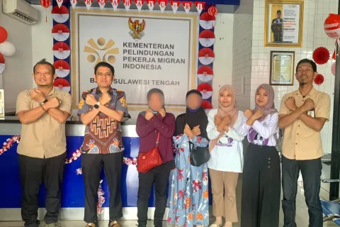 Ibu Pekerja Migran Asal Sigi Dipenjarakan Majikan, Berhasil Pulang ke Tanah Air