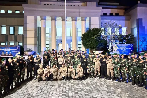 Polres Morowali Gelar Patroli Gabungan TNI-Polri, Ciptakan Rasa Aman di Bumi Tepe Asa Moroso