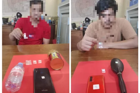 Polres Morowali Bekuk Dua Pelaku Penyalahgunaan Narkotika Jenis Sabu di Desa Labota