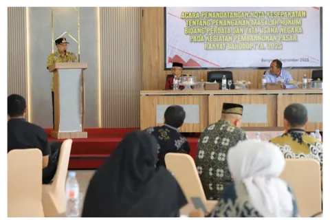 Tingkatkan Kualitas Pendampingan Hukum, Pemdakab Teken MOU dengan Kejaksaan Negeri Morowali