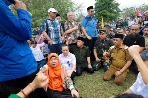 Waket DPRD Sulteng Syarifudin Hafid Apresiasi Aksi Damai Demonstran