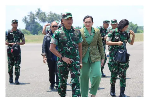 Kunker di Bumi Tepe Asa Moroso, Pangdam XXIII/PW Disambut Hangat Pemkab Morowali