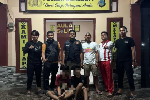 Polsek Bahodopi Amankan Dua Pelaku Pengeroyokan di Desa Labota