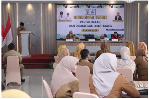 Dinas Perpustakaan dan Kearsipan Morowali Gelar Bimtek Pengelolaan Arsip Statis dan Digitalisasi