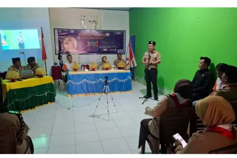 Ketua Kwarcab Morowali Iriane Iliyas Resmi Buka Kegiatan Jota Joti 2025