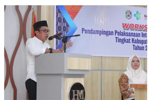 Sekda Yusman Mabuk Buka Workshop Pendampingan Pelaksanaan IP Tingkat Kabupaten Morowali